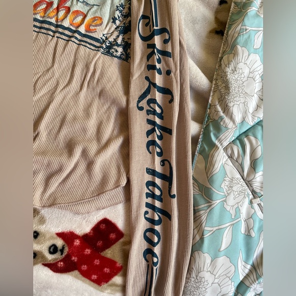 Long sleeve thermal Ski Lake Tahoe tee! - Picture 2 of 4